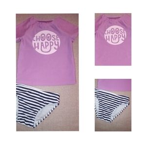 Cat & Jack Two Piece Girls Bathing Suit 3T. NWT